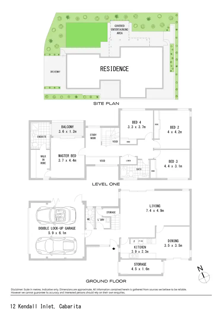 Floorplan of Homely house listing, 12 Kendall Inlet, Cabarita NSW 2137