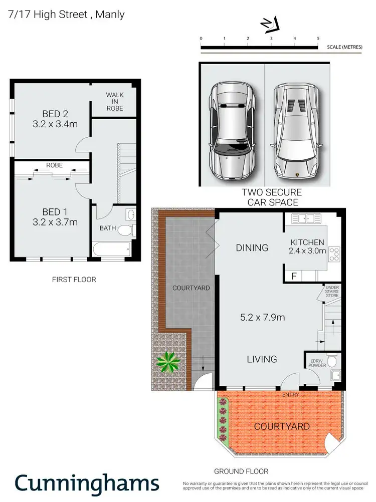 Floorplan of Homely townhouse listing, 7/17 High Street, Manly NSW 2095