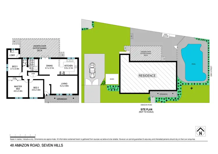 Floorplan of Homely house listing, 48 Amazon Road, Seven Hills NSW 2147
