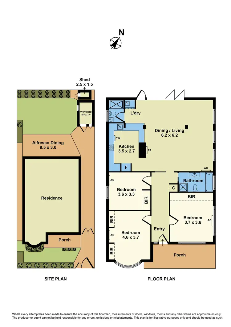 Floorplan of Homely house listing, 308 Geelong Road, West Footscray VIC 3012