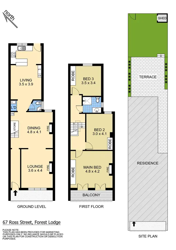 Floorplan of Homely house listing, 67 Ross Street, Forest Lodge NSW 2037