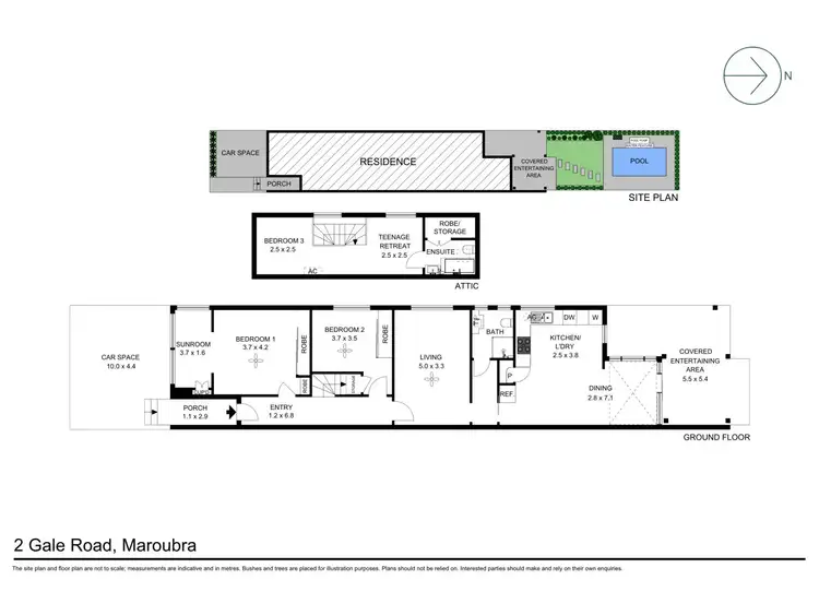 Floorplan of Homely house listing, 2 Gale Road, Maroubra NSW 2035