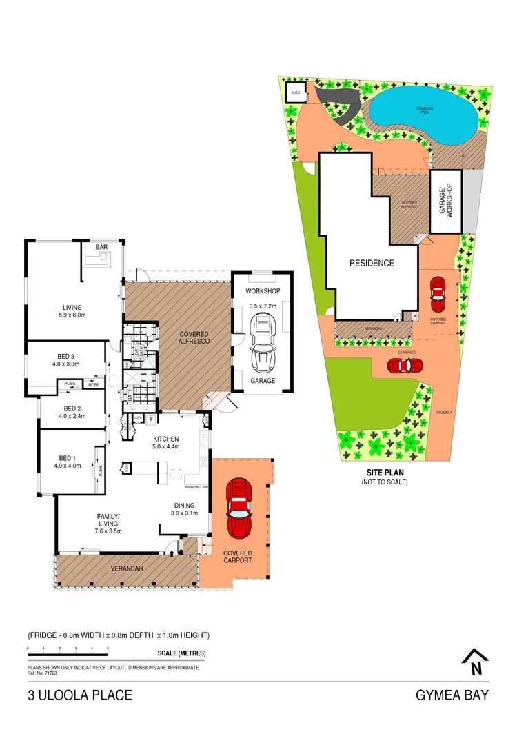 Floorplan of Homely house listing, 3 Uloola Place, Gymea Bay NSW 2227