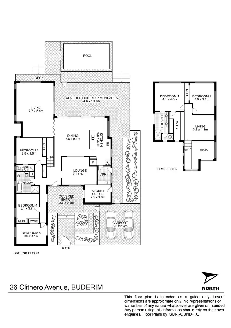 Floorplan of Homely house listing, 26 Clithero Avenue, Buderim QLD 4556