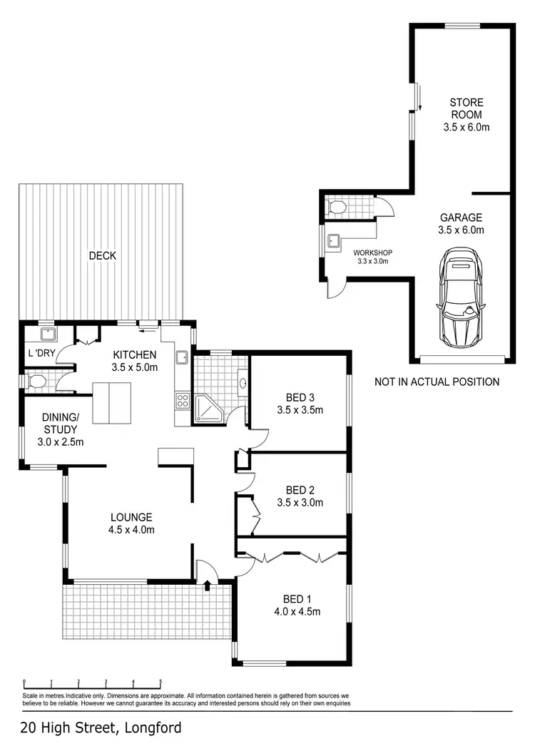 Floorplan of Homely house listing, 20 High Street, Longford TAS 7301