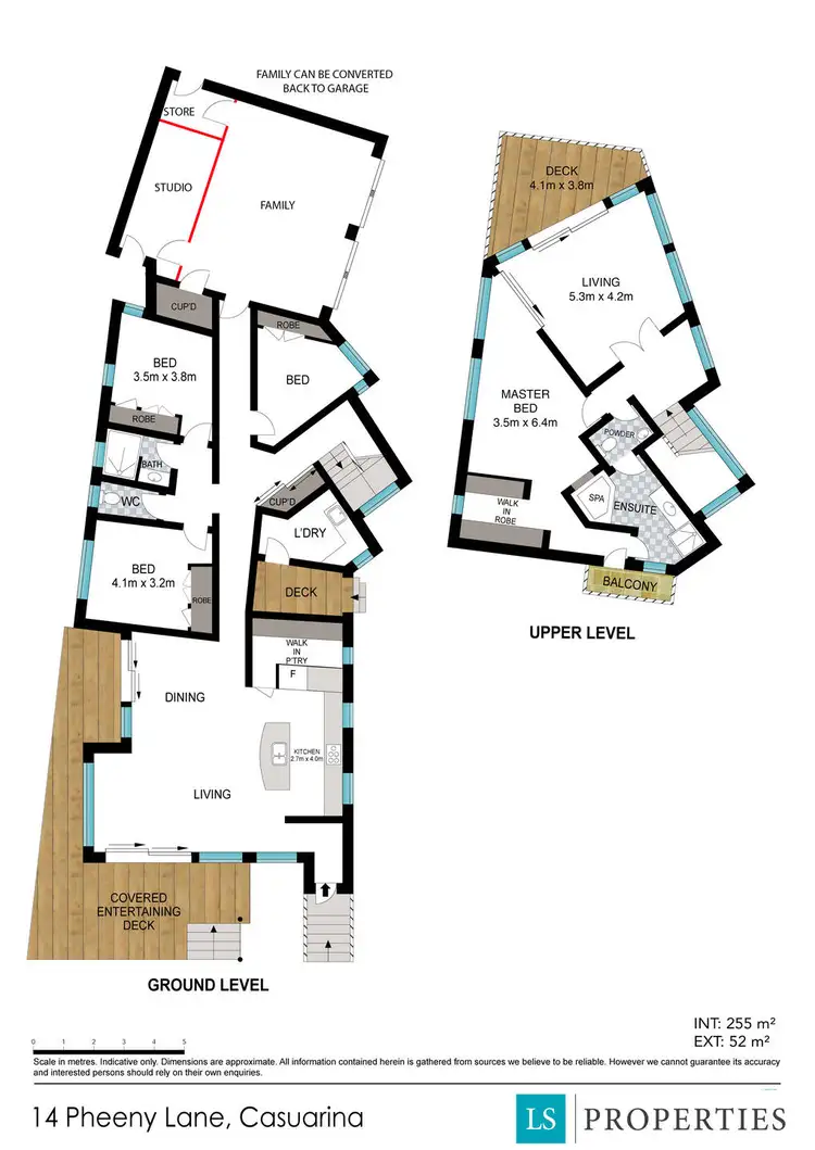 Floorplan of Homely house listing, 14 Pheeny Lane, Casuarina NSW 2487