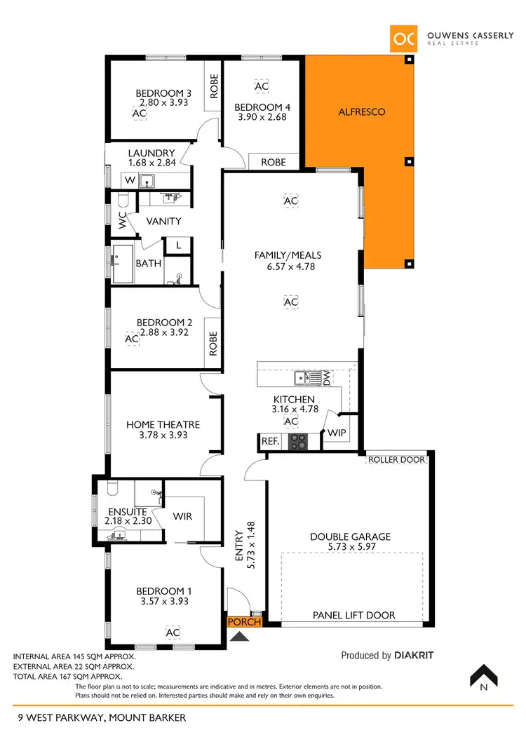 Floorplan of Homely house listing, 9 West Parkway, Mount Barker SA 5251