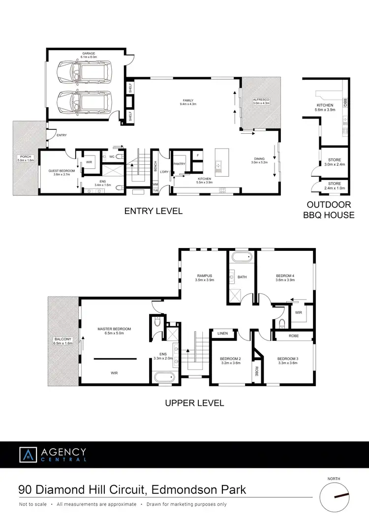 Floorplan of Homely house listing, 90 Diamond Hill Circuit, Edmondson Park NSW 2174
