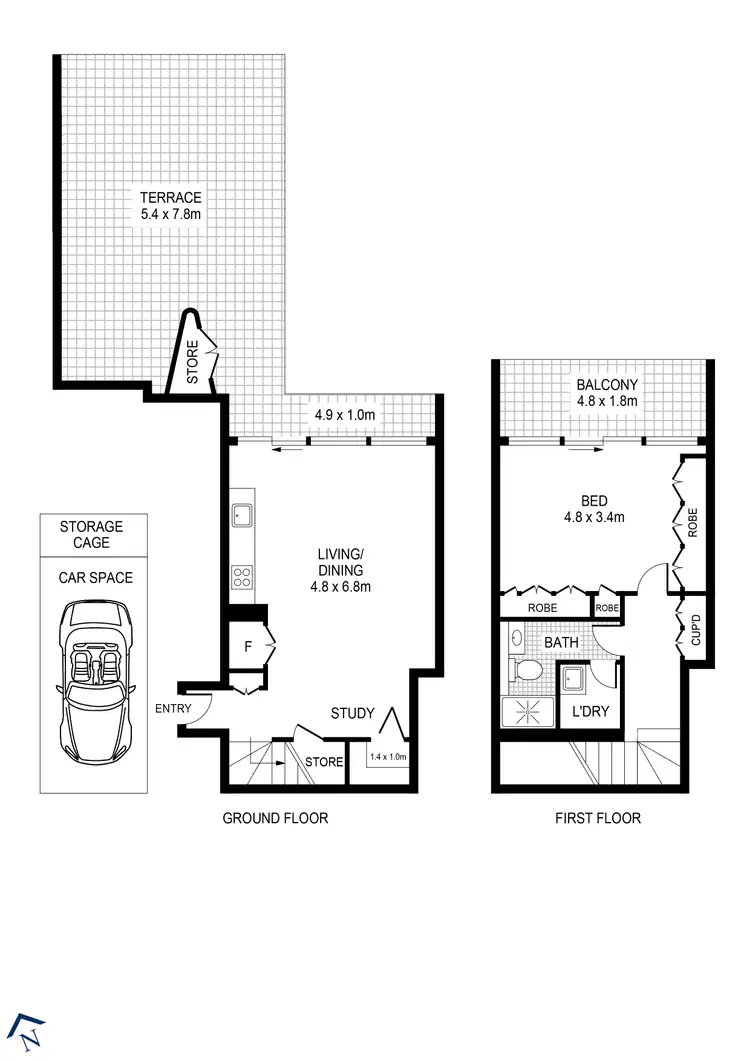 Floorplan of Homely apartment listing, 1308/20 Pelican Street, Surry Hills NSW 2010