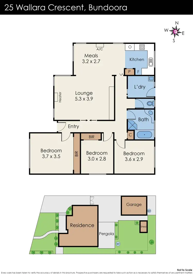 Floorplan of Homely house listing, 25 Wallara Crescent, Bundoora VIC 3083