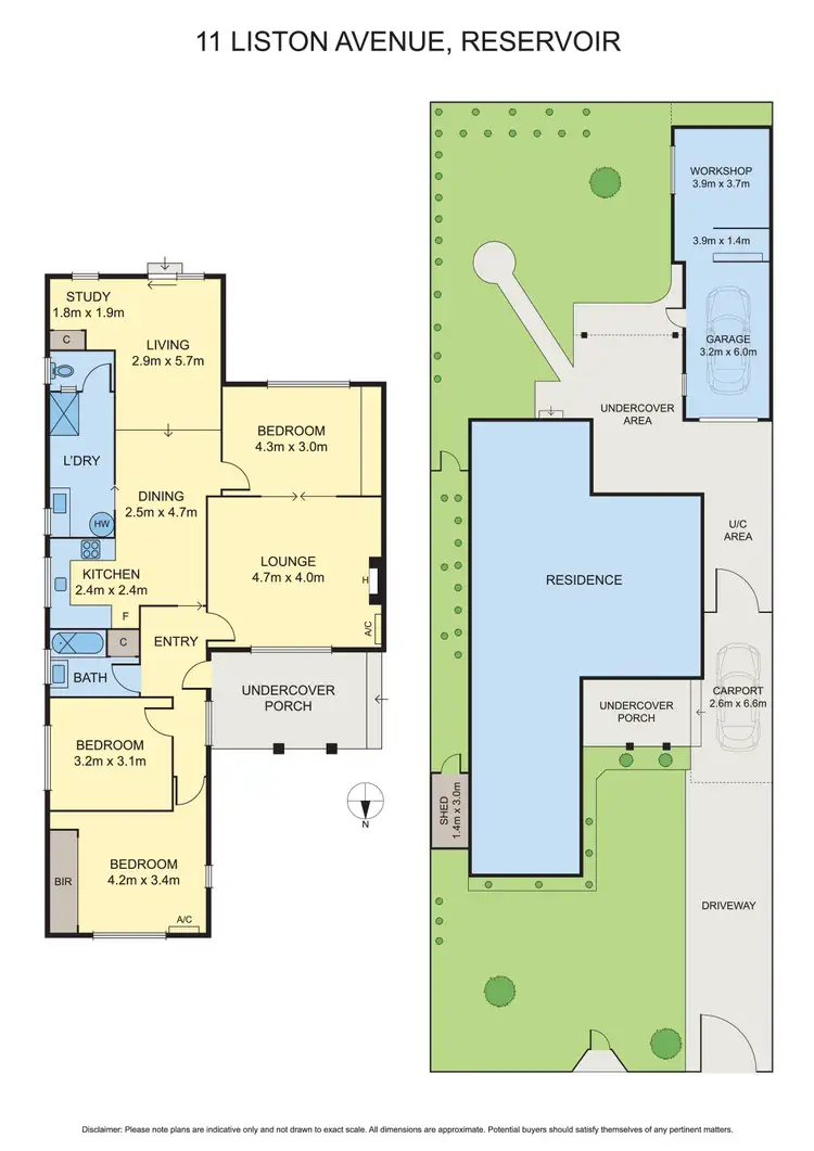 Floorplan of Homely house listing, 11 Liston Avenue, Reservoir VIC 3073