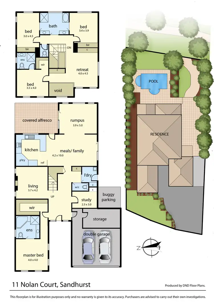 Floorplan of Homely house listing, 11 Nolan Court, Sandhurst VIC 3977