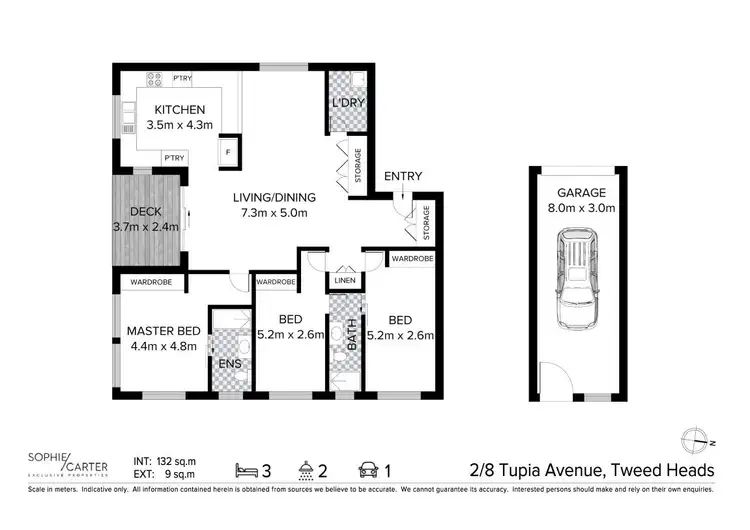 Floorplan of Homely unit listing, 2/8 Tupia Avenue, Tweed Heads NSW 2485
