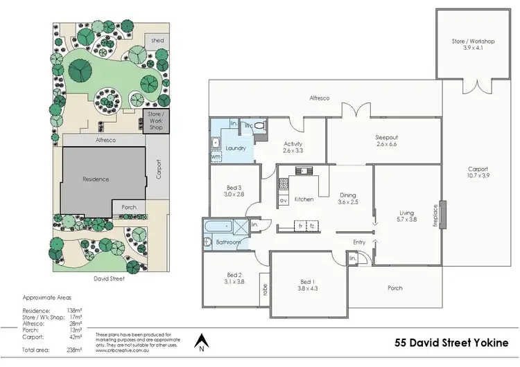 Floorplan of Homely house listing, 55 David Street, Yokine WA 6060