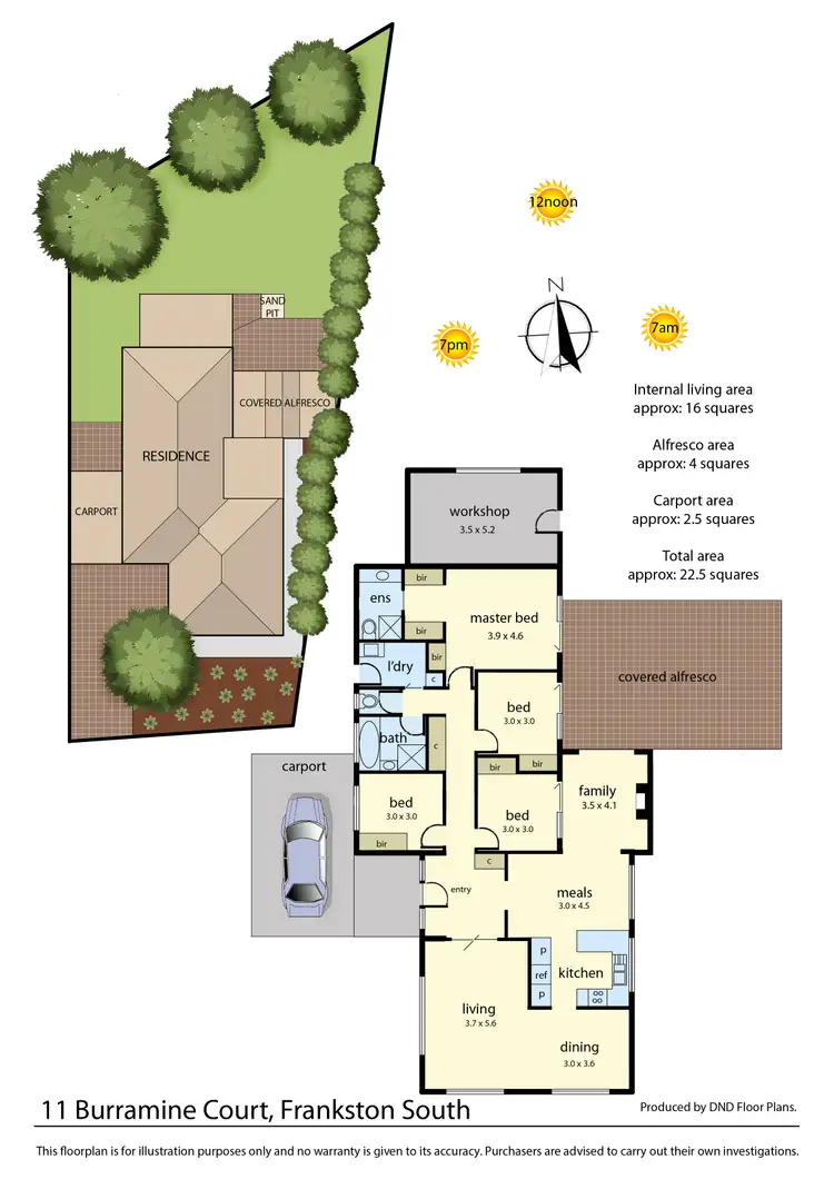 Floorplan of Homely house listing, 11 Burramine Court, Frankston South VIC 3199