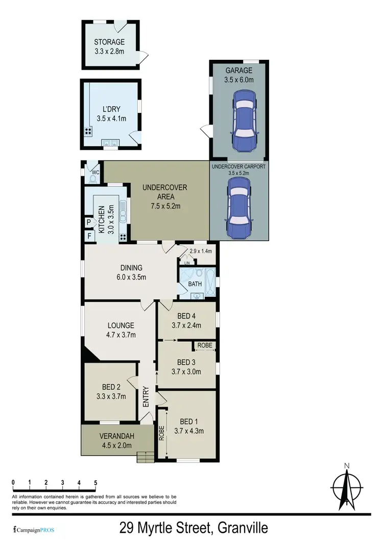 Floorplan of Homely house listing, 29 Myrtle Street, Granville NSW 2142