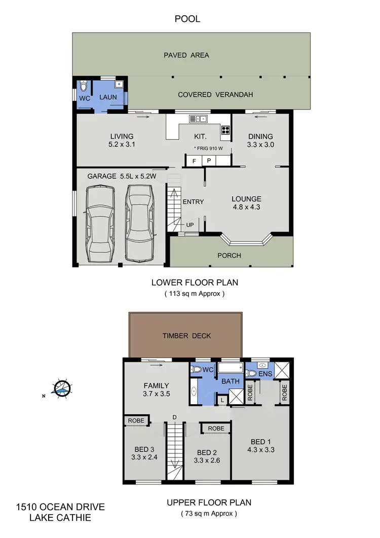 Floorplan of Homely house listing, 1510 Ocean Drive, Lake Cathie NSW 2445