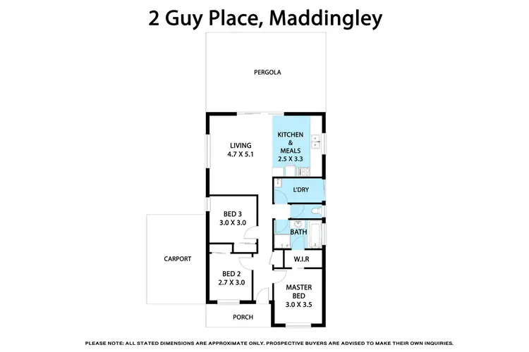 Floorplan of Homely house listing, 2 Guy Place, Maddingley VIC 3340