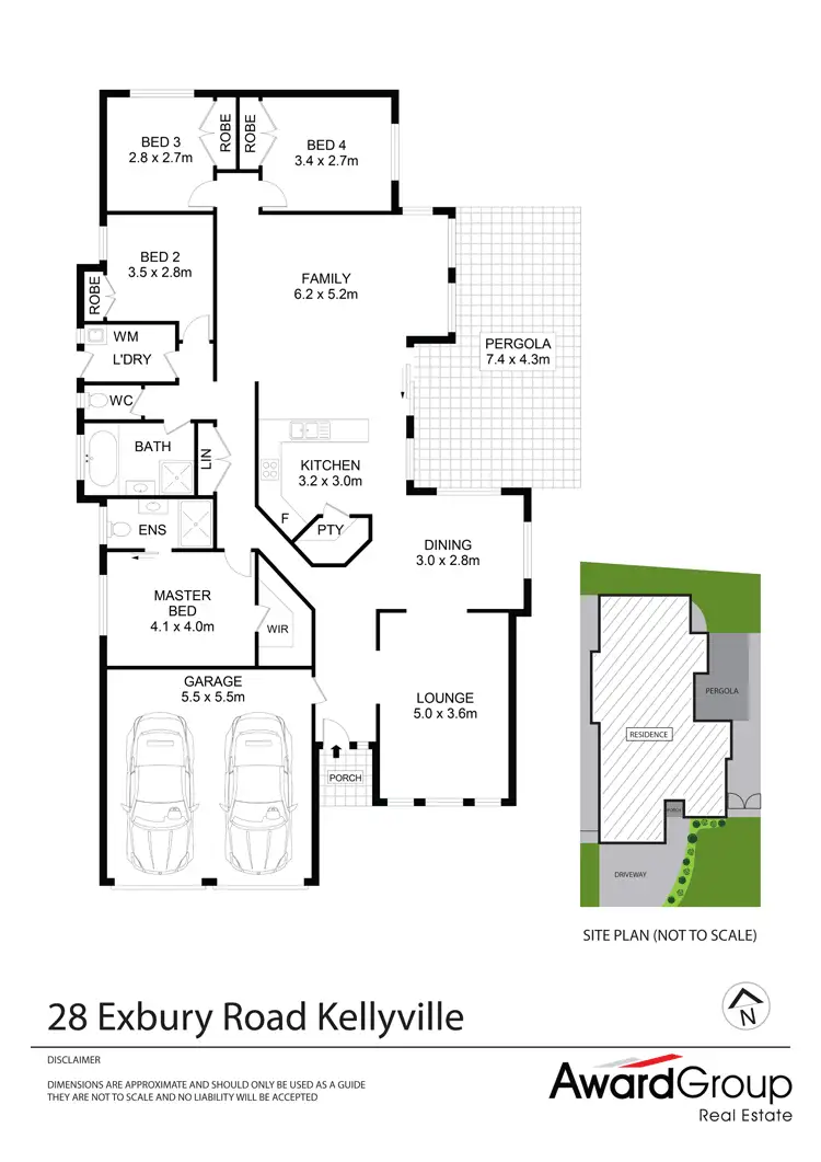 Floorplan of Homely house listing, 28 Exbury Road, Kellyville NSW 2155