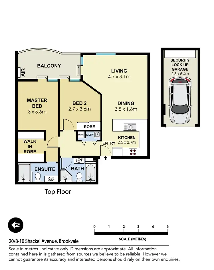 Floorplan of Homely apartment listing, 20/8-10 Shackel Avenue, Brookvale NSW 2100