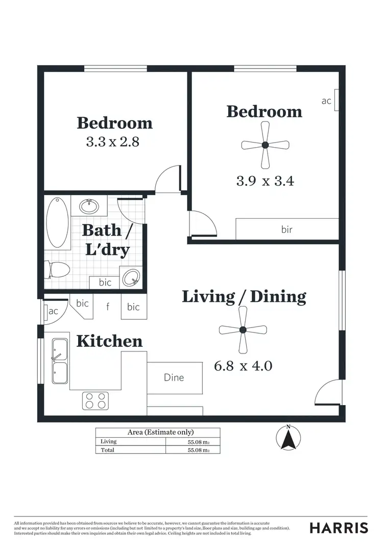 Floorplan of Homely unit listing, 4/69 Bosanquet Avenue, Prospect SA 5082