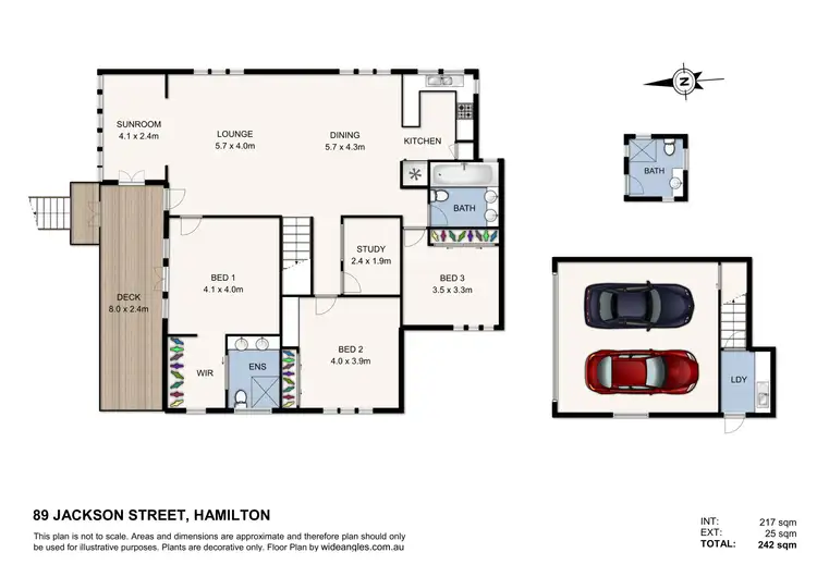 Floorplan of Homely house listing, 89 Jackson Street, Hamilton QLD 4007
