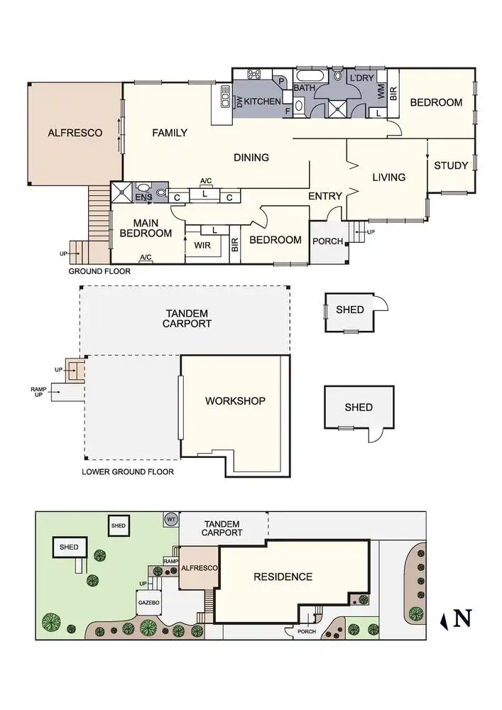 Floorplan of Homely house listing, 69 Sunnyside Crescent, Wattle Glen VIC 3096