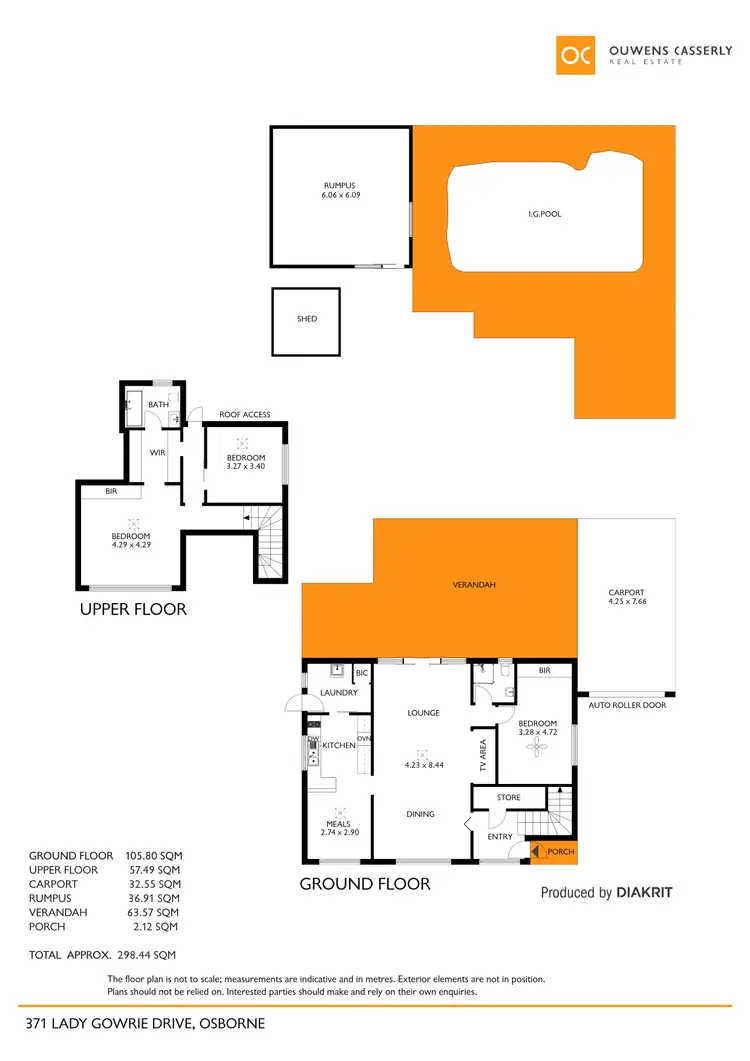 Floorplan of Homely house listing, 371 Lady Gowrie Drive, Osborne SA 5017