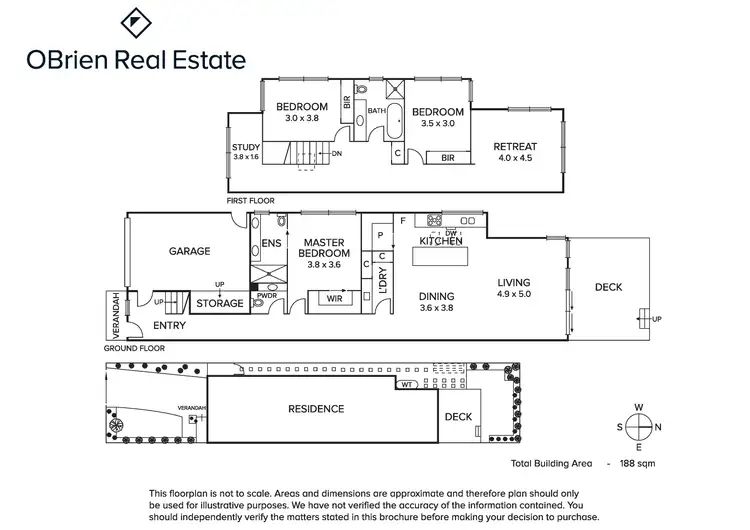 Floorplan of Homely townhouse listing, 11a Cobham Street, Cheltenham VIC 3192