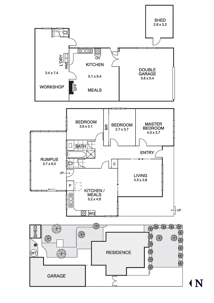 Floorplan of Homely house listing, 20 Denys Street, Fawkner VIC 3060