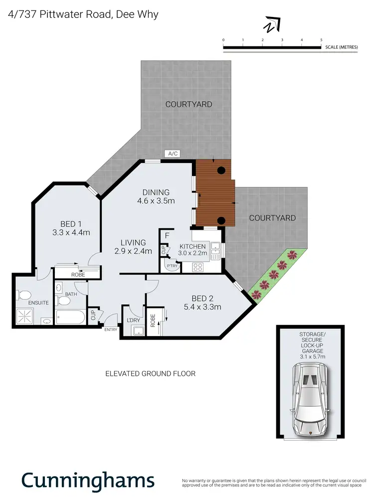 Floorplan of Homely apartment listing, 4/737 Pittwater Road, Dee Why NSW 2099
