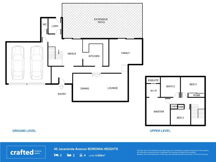 Floorplan of Homely house listing, 40 Jacaranda Avenue, Boronia Heights QLD 4124