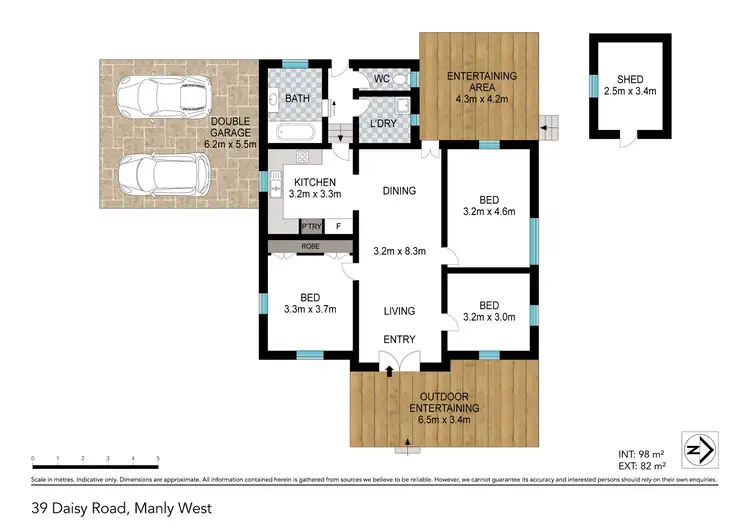 Floorplan of Homely house listing, 39 Daisy Road, Manly West QLD 4179