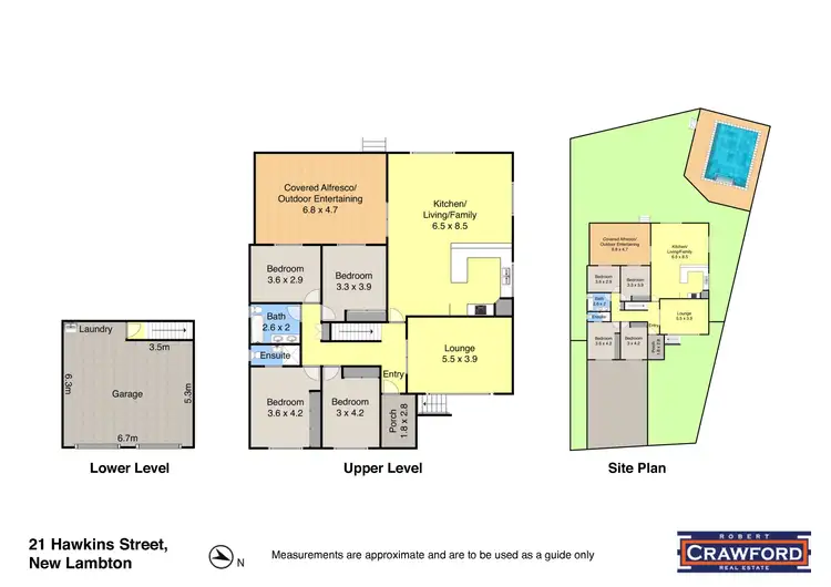 Floorplan of Homely house listing, 21 Hawkins Street, New Lambton NSW 2305