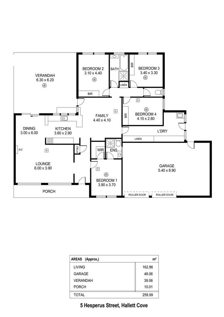 Floorplan of Homely house listing, 5 Hesperus Street, Hallett Cove SA 5158