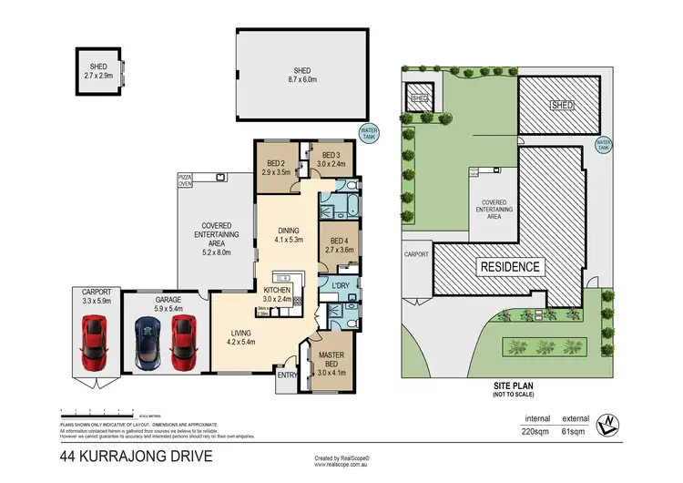 Floorplan of Homely house listing, 44 Kurrajong Drive, Warner QLD 4500
