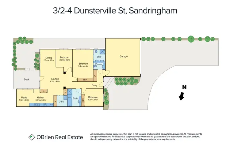 Floorplan of Homely unit listing, 3/4 Dunsterville Street, Sandringham VIC 3191