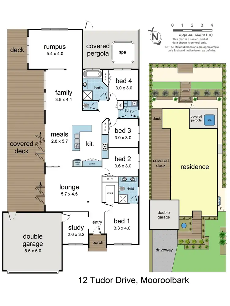 Floorplan of Homely house listing, 12 Tudor Drive, Mooroolbark VIC 3138