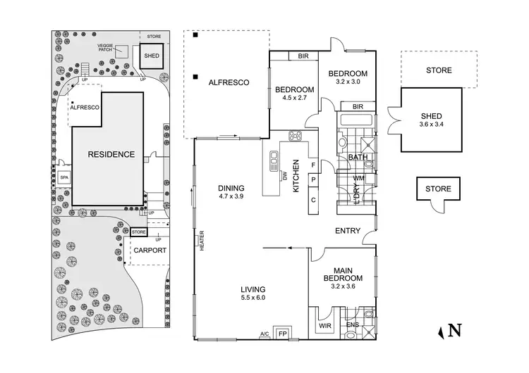 Floorplan of Homely house listing, 8 Davies Drive, Eltham VIC 3095