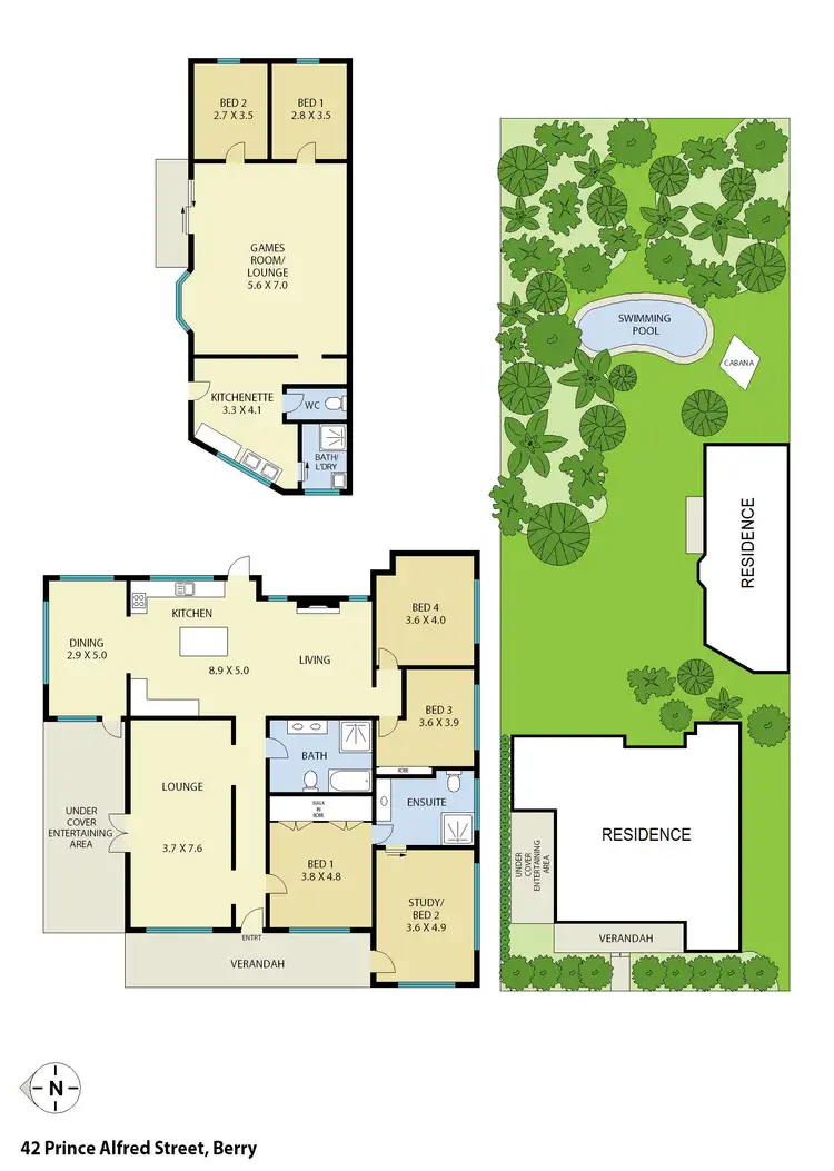 Floorplan of Homely house listing, 42 Prince Alfred Street, Berry NSW 2535