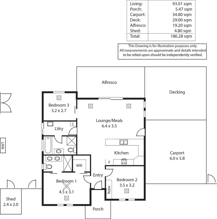 Floorplan of Homely house listing, 43 Minchinbury Terrace, Marion SA 5043