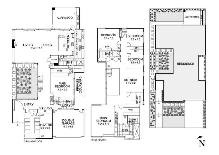 Floorplan of Homely house listing, 21 Hampshire Road, Doncaster VIC 3108