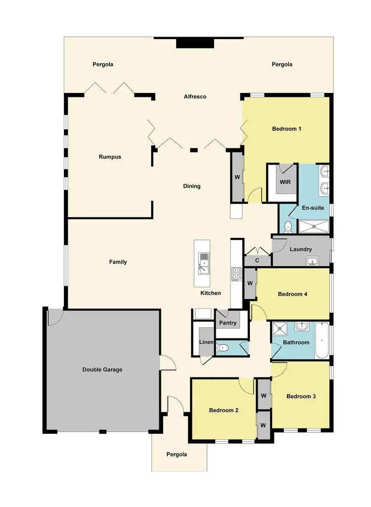 Floorplan of Homely house listing, 12 Macarthur Park Boulevard, Miners Rest VIC 3352