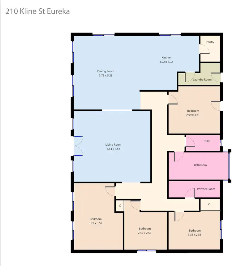 Floorplan of Homely house listing, 210 Kline Street, Eureka VIC 3350