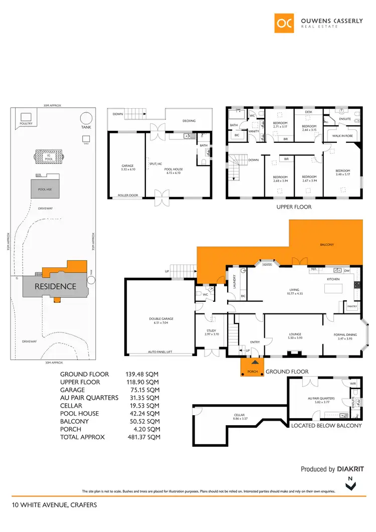 Floorplan of Homely house listing, 10 White Avenue, Crafers SA 5152