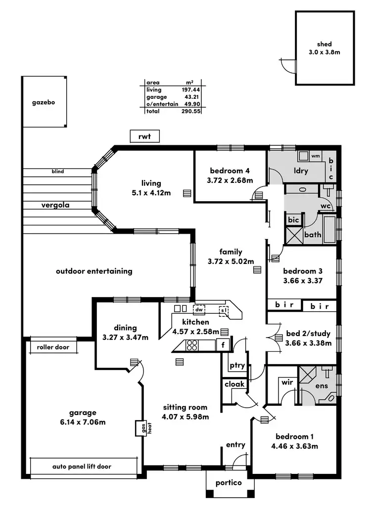 Floorplan of Homely house listing, 49 Navigator Drive, Northgate SA 5085