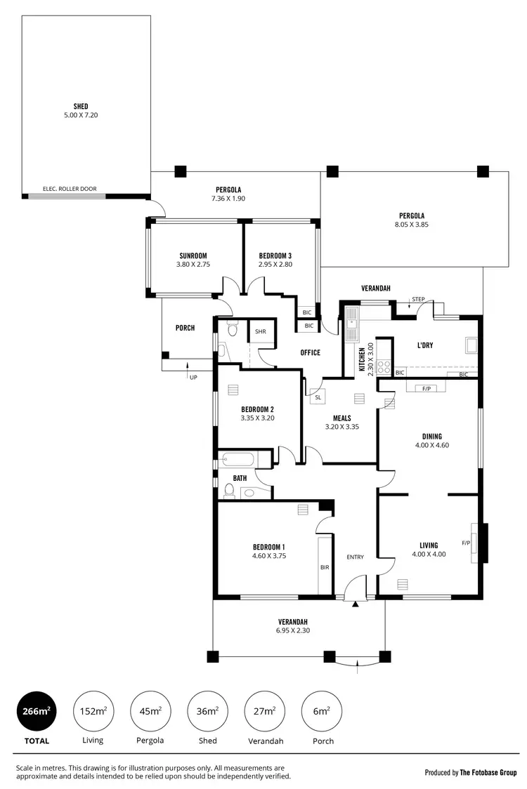 Floorplan of Homely house listing, 8 Warrego Crescent, Linden Park SA 5065