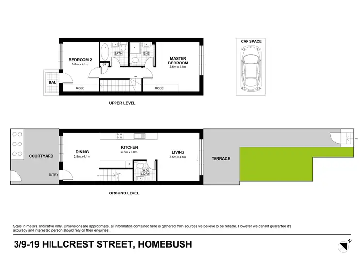 Floorplan of Homely apartment listing, 3/9-19 Hillcrest Street, Homebush NSW 2140