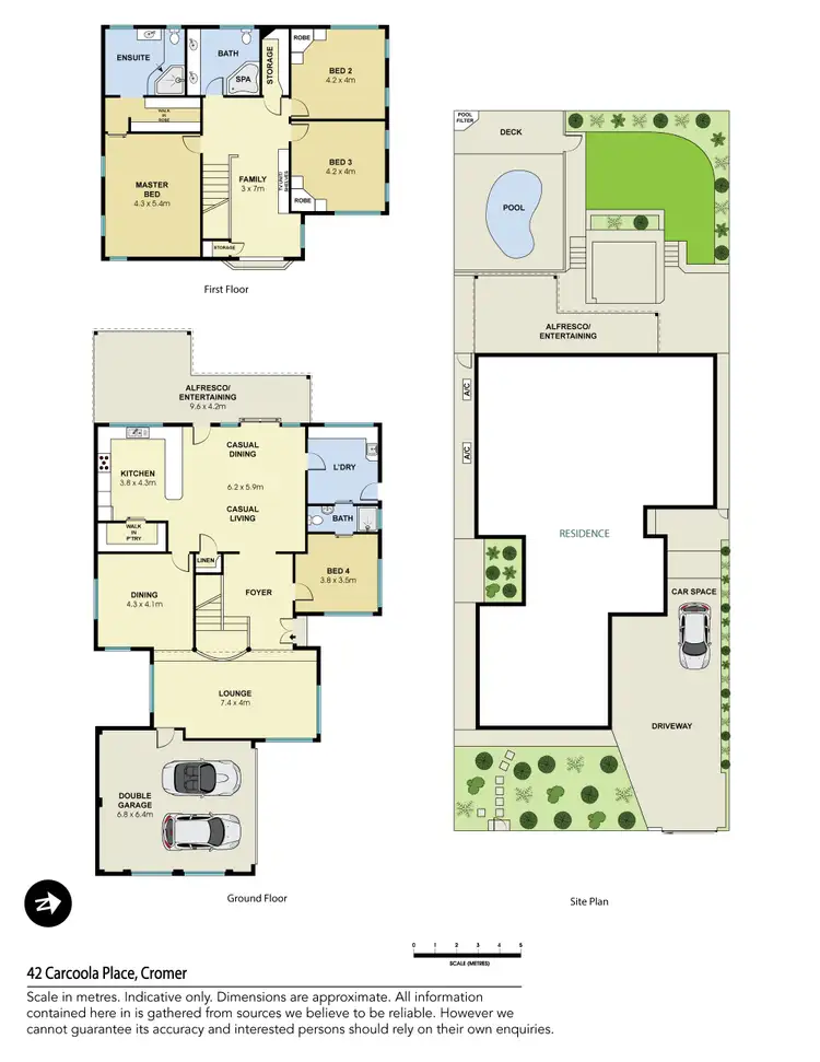 Floorplan of Homely house listing, 42 Carcoola Road, Cromer NSW 2099