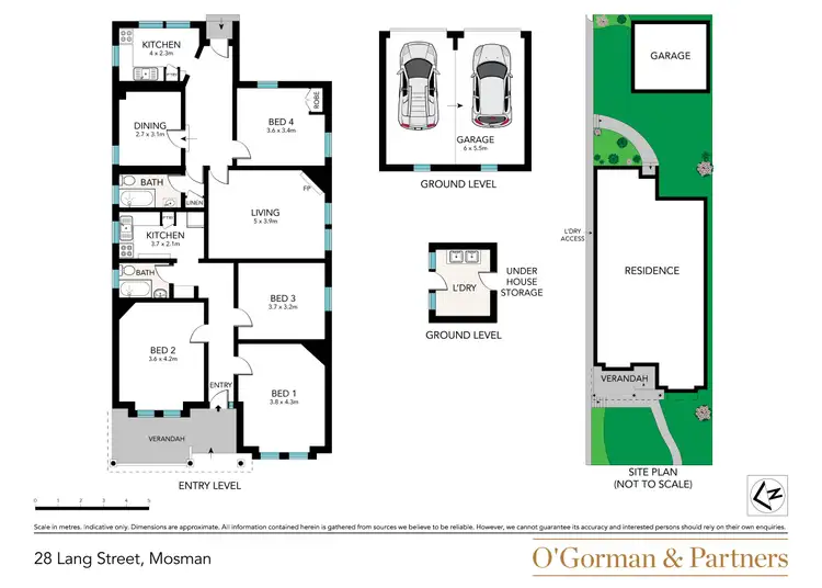 Floorplan of Homely house listing, 28 Lang Street, Mosman NSW 2088